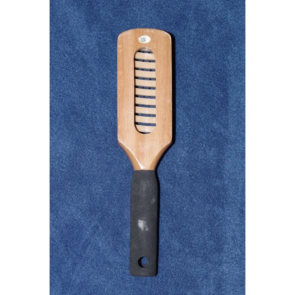 Vintage Vidal Sassoon Wooden Vent Hairbrush‎ Foam Handle 90s Y2K EUC